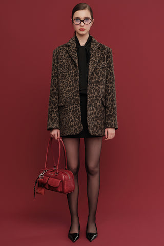 Patterned Cachet Jacket Leopard