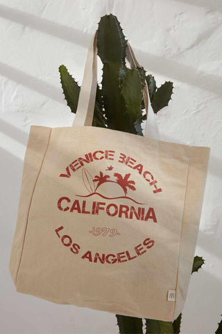 Printed Canvas Bag California