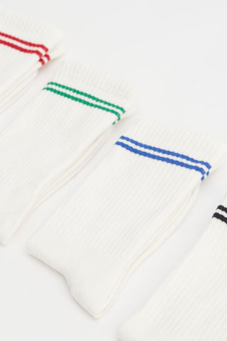 Thin Stripes Socks Colourful