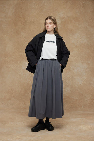 Comfortable Fit Skirt Anthracite