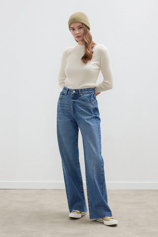 1975 Palazzo Fit Jeans Blue
